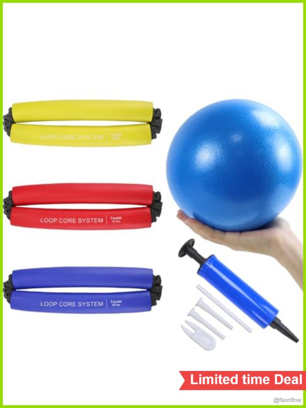 Resistance Loop Bands for Glute Hip Core Workouts Stretching